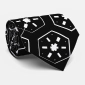 黒カッコいい色インスパイア宇宙 ネクタイ (ロール)