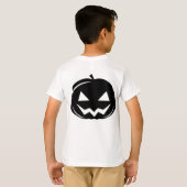 黒カボチャ Tシャツ (裏面フル)