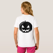 黒カボチャ Tシャツ (裏面フル)