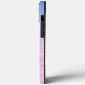 黒カラフルと青の蝶iPhoneケース Case-Mate iPhoneケース (裏面 / 左)
