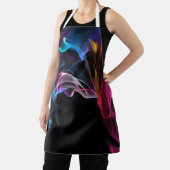 黒カラフル煙 エプロン (インサイチュ)