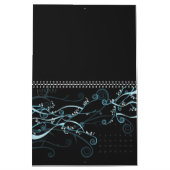 黒カ空白のレンダー（祝日12か月） カレンダー (1月 2026)