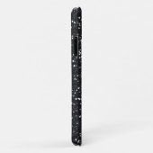 黒ガーリーグリッター名パーソナライズされた Case-Mate iPhoneケース (裏面/右)