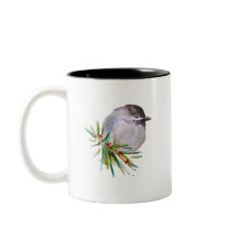 黒キャップ《鳥》アメリカゴガラ水色