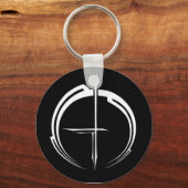 黒キーチェーン キーホルダー (正面)