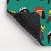 黒クイーンズマウスパッド マウスパッド (コーナー)