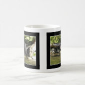 黒クマの贈り物「サーモン・スポッティング」 コーヒーマグカップ (中央)