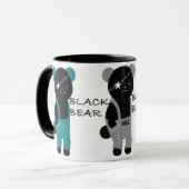 黒クマ君 BLACK BEAR マグカップ (正面左)