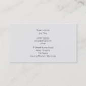 黒クラシックの金ゴールドスポーツカー – 自動車取引用 名刺 (裏面)