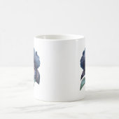 黒クラシック蘭コーヒーマグ コーヒーマグカップ (中央)