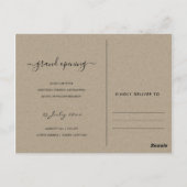 黒クラフトの観葉フレーム大開会式 ポストカード (裏面)