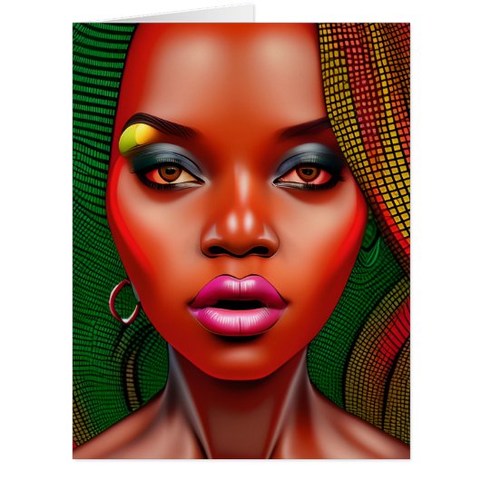 黒クリスチャン女性シスタサルティメラニンクイーン (正面)