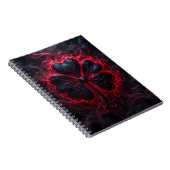 黒クローバー5葉カバー ノートブック (右側)