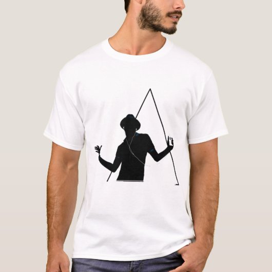 黒クール人 Tシャツ (正面)