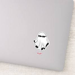 黒クール幽霊 シール