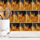 黒クール炎 タイル