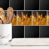 黒クール炎 タイル