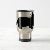 黒クール猫 |ペット子猫恋人 トラベルマグ (中央)