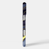 黒クール金ゴールド溶融大理石の流体テクスチャ Case-Mate iPhoneケース (裏面 / 右)