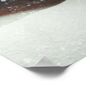 黒クール黄スポーツカー ポスター (角)