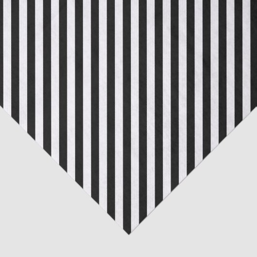 黒クール/白の斜めストライプの幾何クラシック図形 薄葉紙 (詳細)