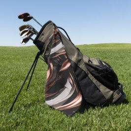 黒クール、銀、銅抽象芸術の3D効果 ゴルフタオル