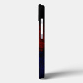 黒グランジテキサス州州旗 Case-Mate iPhoneケース (裏面 / 左)