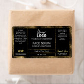 黒グリッター効果油血清 ラベル (インサイチュ)