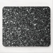 黒グリッター模様 マウスパッド (正面)