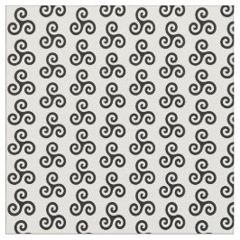 黒ケルトのトリプルスパイラルトリスケールの白 ファブリック