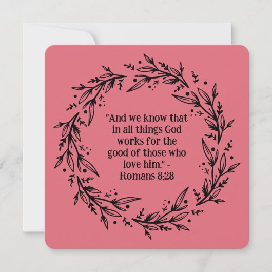 黒コンテンポラリーフローラリース宗教空白の (正面)