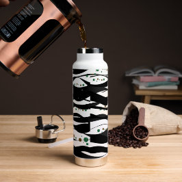 黒コンテンポラリー白 ウォーターボトル