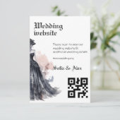 黒ゴシックドレ結婚スのエンクロージャカード エンクロージャーカード (スタンド正面)