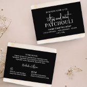 黒シャンプーモダンバーまたはソープベリーバンドラベル