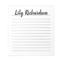 黒シンプル白ミニマルトレンディーメモ帳