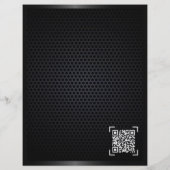 黒シンプル車モダン販売店グランドオープン チラシ (裏面)