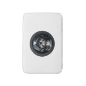 黒シーズー（犬）tzu バスマット (正面縦)
