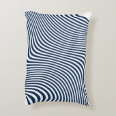 黒シームレスジグザグパターン アクセントクッション (裏面(縦))