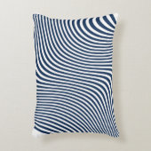 黒シームレスジグザグパターン アクセントクッション (正面(垂直))