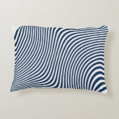 黒シームレスジグザグパターン アクセントクッション (裏面)