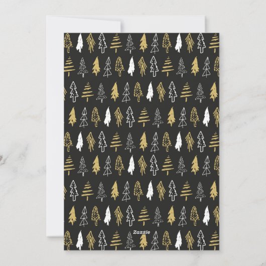 黒シームレモダンス金ゴールドホワイトフォレストパイン シーズンカード (裏面)