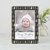 黒シームレモダンス金ゴールドホワイトフォレストパイン シーズンカード (スタンド正面)