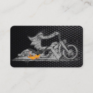 黒スタイリッシュいバイク名刺 名刺