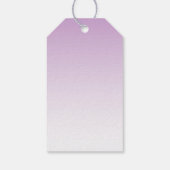 黒スタイリッシュまつげ&パープルグリッターありがとう ギフトタグ (裏面)