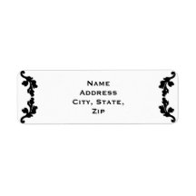 黒スタイリッシュシンプル白