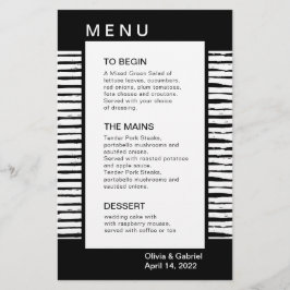 黒スタイリッシュファンシーストライプの。のメ結婚ニュー