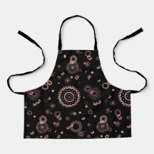黒スタイリッシュ桃色の花デザイン