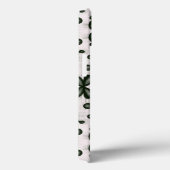 黒スタイリッシュ白の化学パターン Case-Mate iPhoneケース (裏面 / 右)