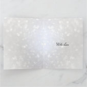 黒スタイリッシュ白モダン誕生日甥 カード (内部)