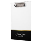 黒スタイリッシュ白 クリップボード (左)